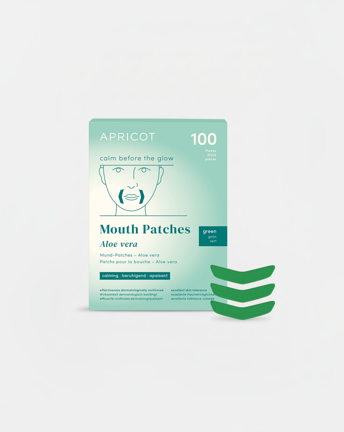 APRICOT Mund Patches mit Aloe vera für die Mundpartie