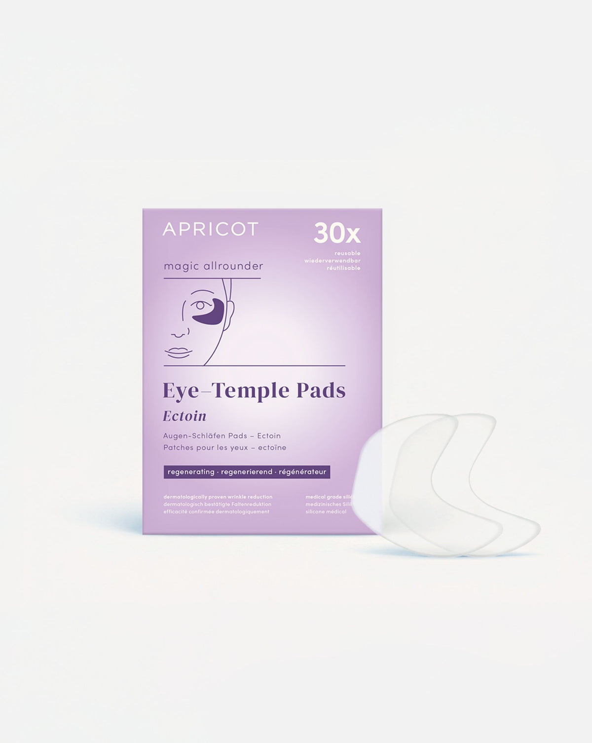 APRICOT Augenpads mit Ectoin für die Augen- und Schläfenpartie