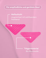 Zornesfalten Patches mit Panthenol aus Bio-Baumwolle