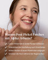 Parches para después de los granos