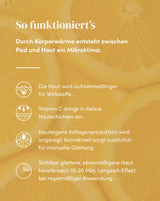 Almohadilla de frente con vitamina C