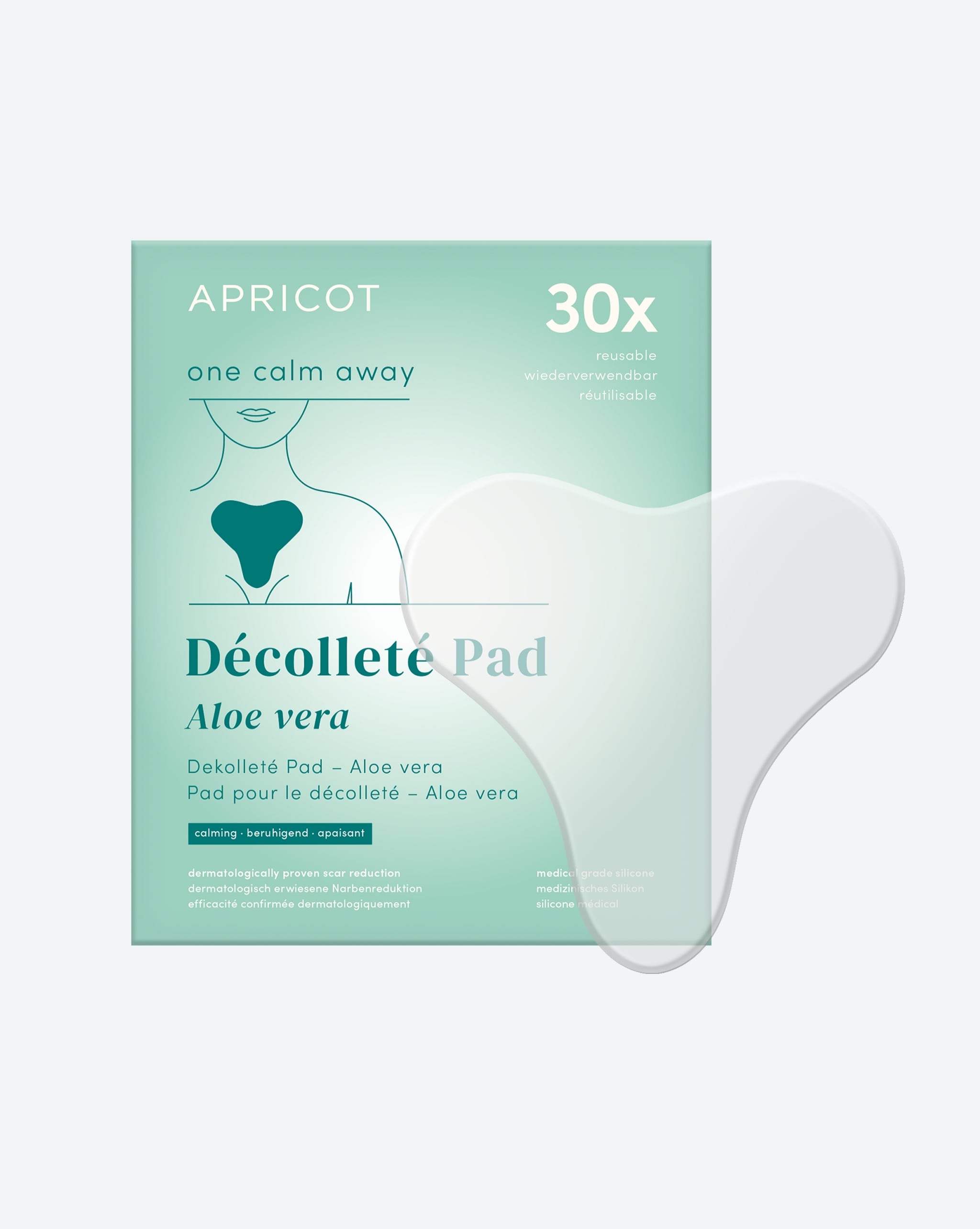 APRICOT Dekolleté Pad mit Aloe vera für die Dekolletépartie