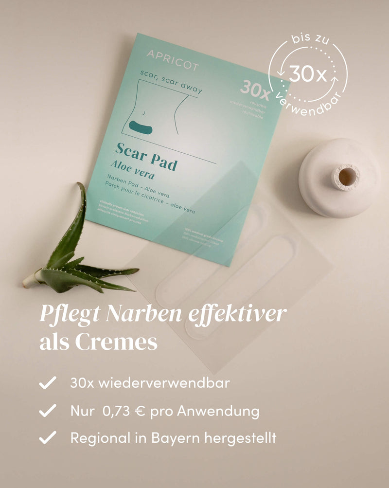 Pads para Cicatrices con Aloe Vera