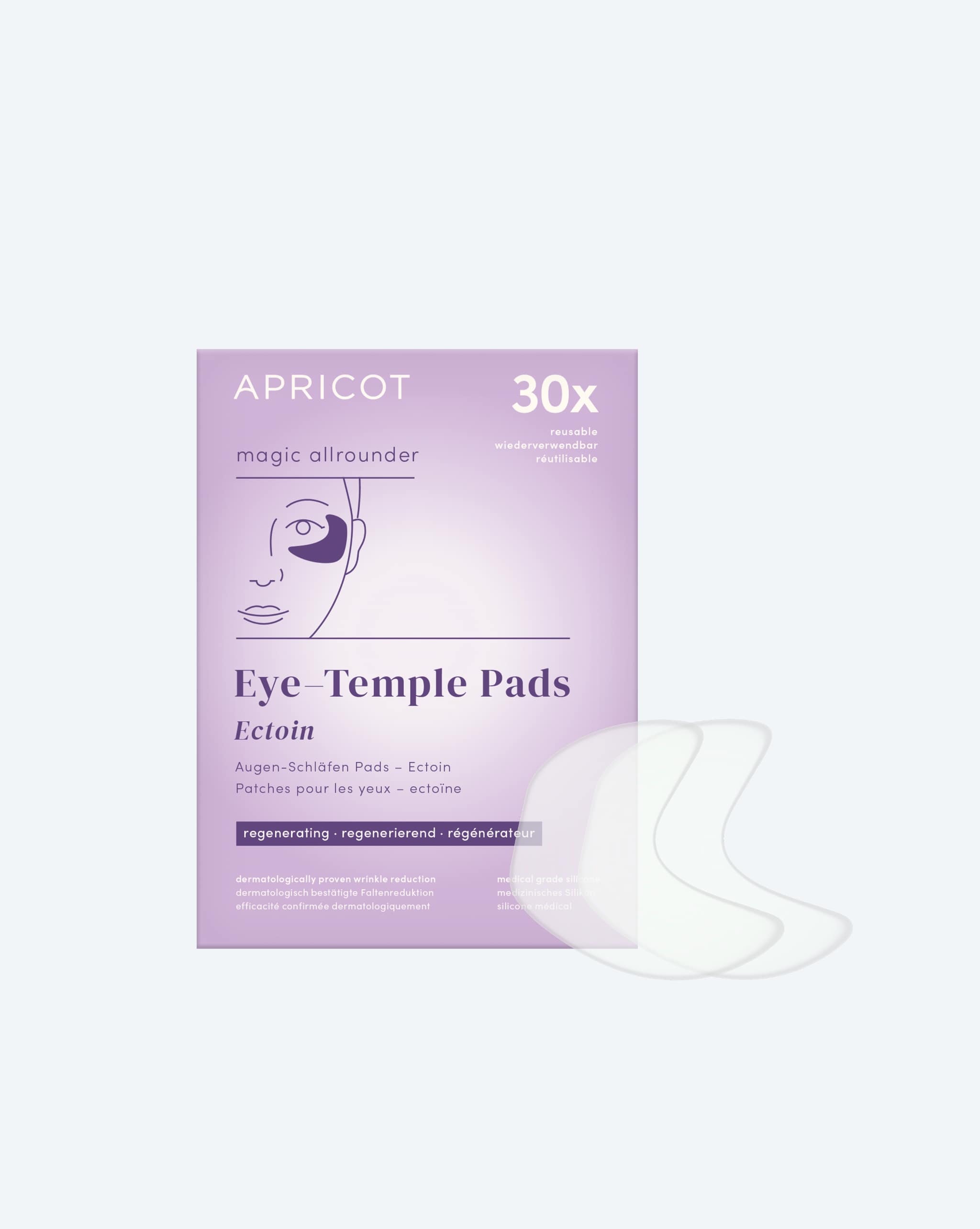 APRICOT Augenpads mit Ectoin für die Augen- und Schläfenpartie