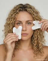 Jade blanco Gua Sha