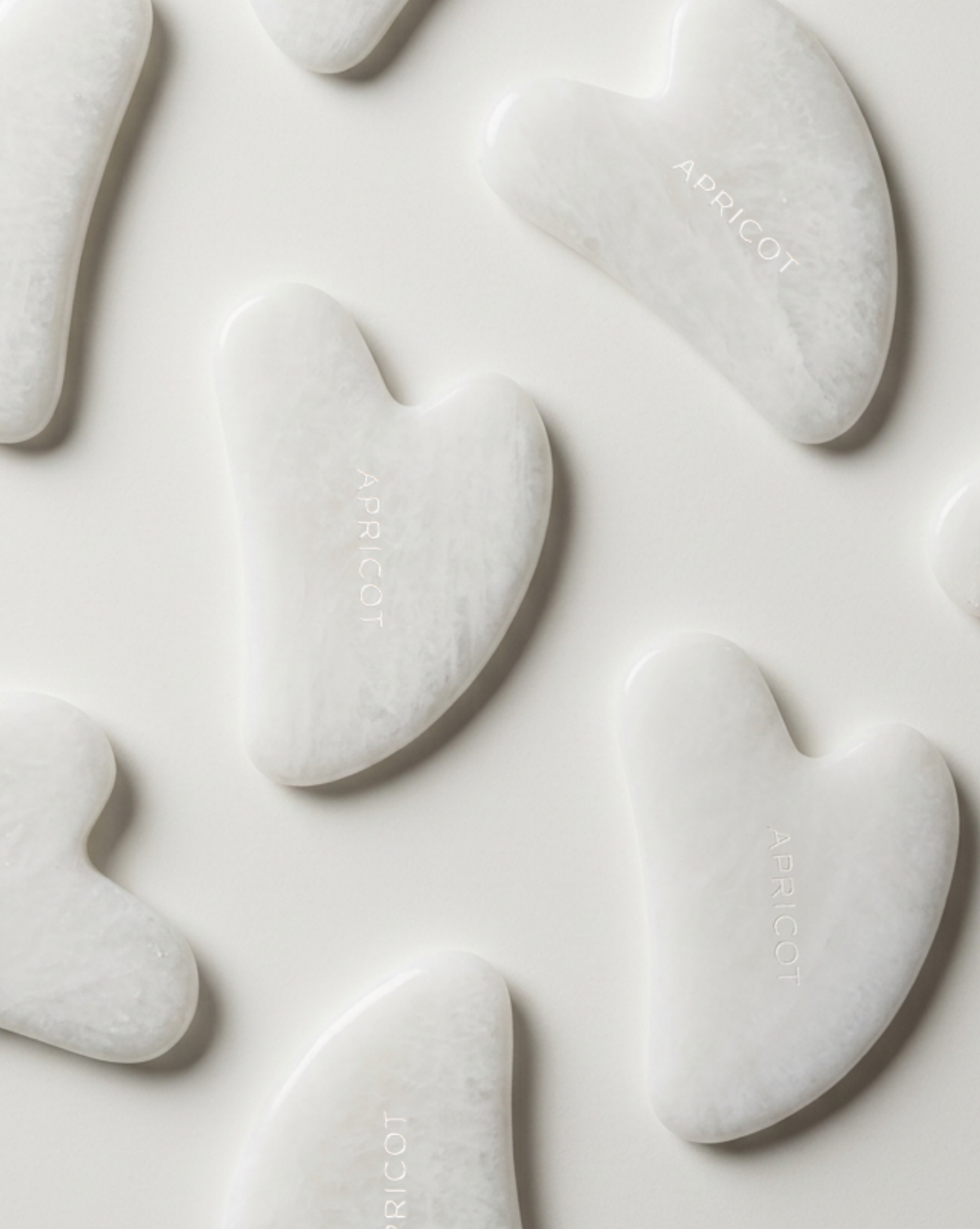Jade blanco Gua Sha