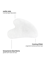 Jade blanco Gua Sha