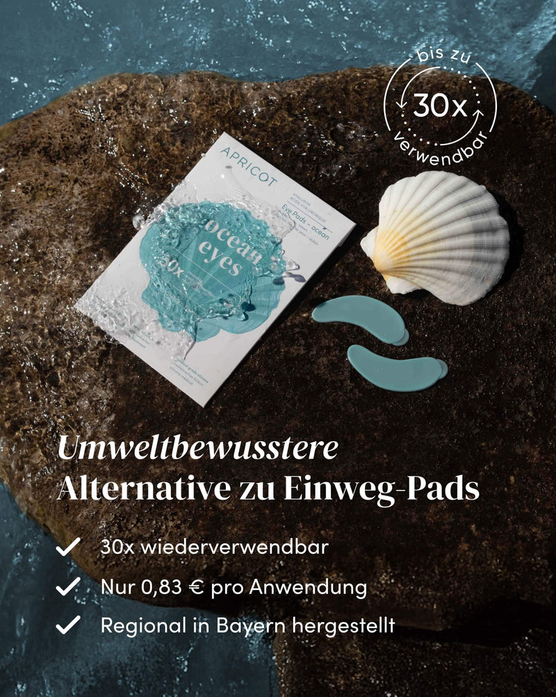 Augenpads mit Hyaluron  "ocean eyes"