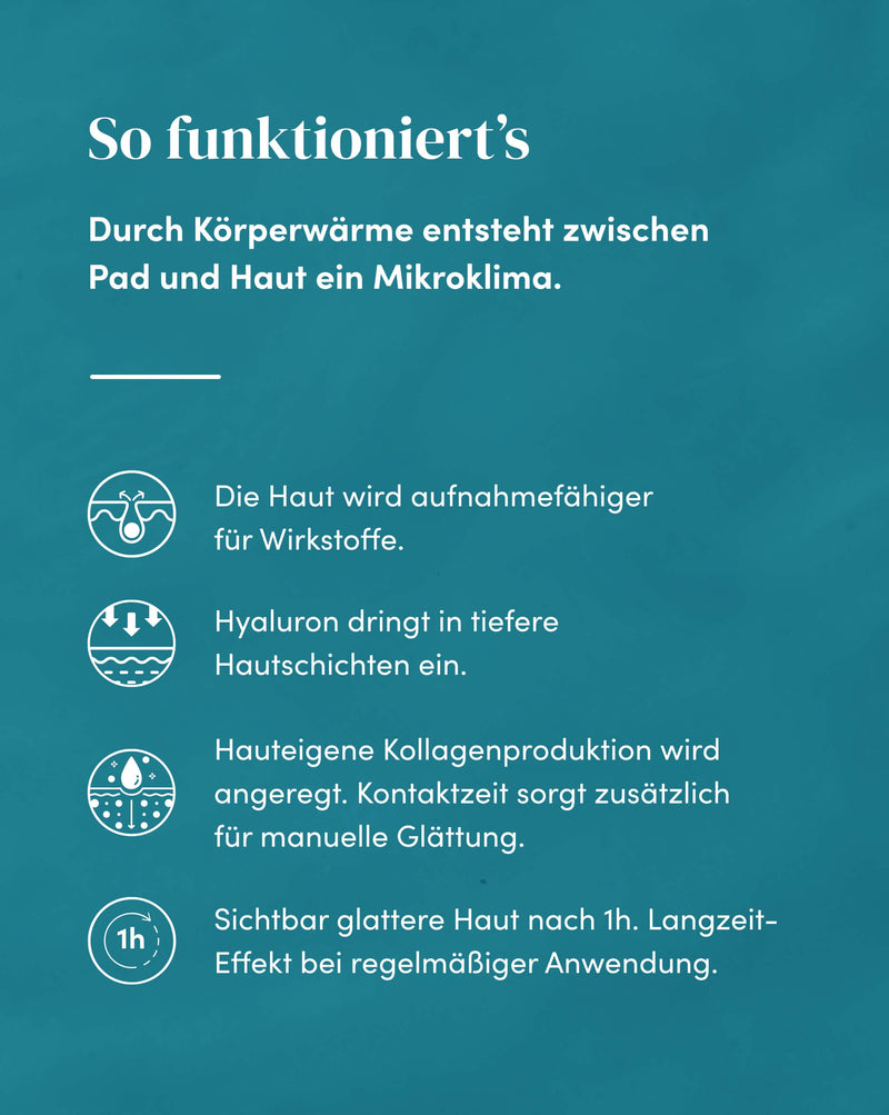 Augenpads mit Hyaluron  "ocean eyes"