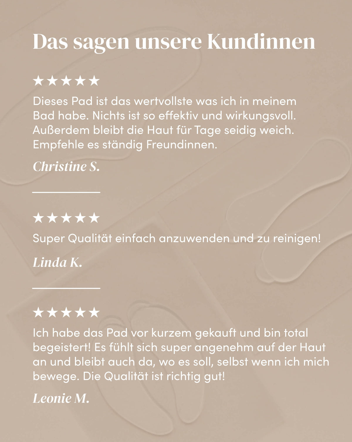 Wirksamkeit von Hyaluron Silikon-Augenpads anhand von Kundenfeedback