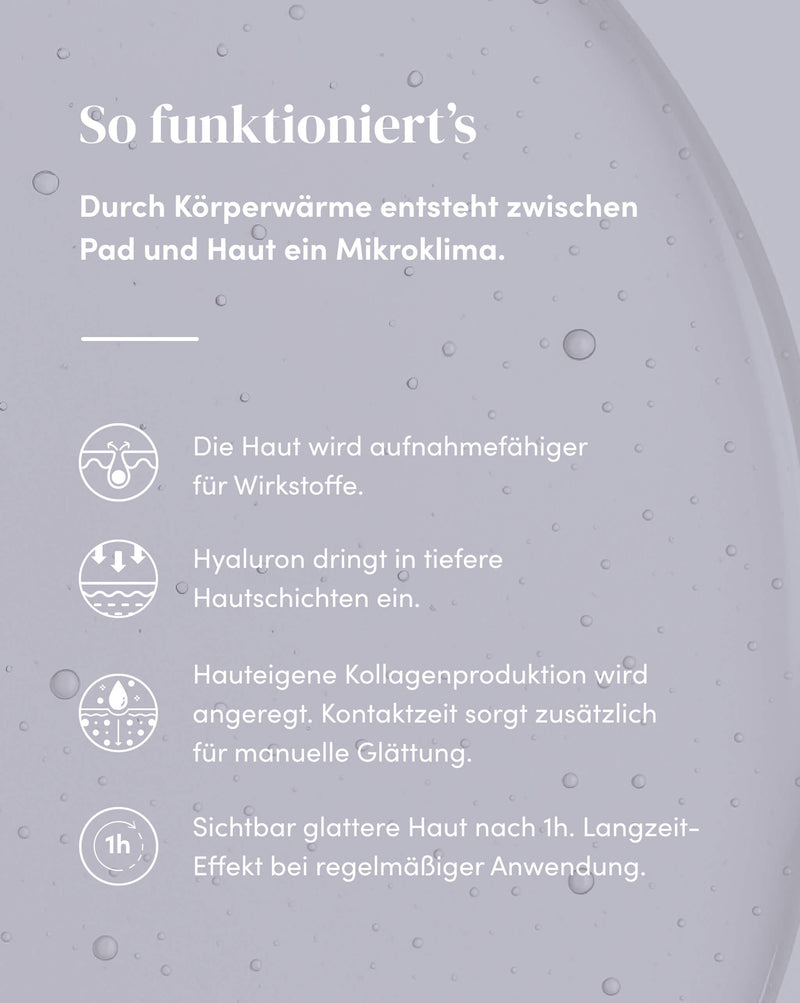 Augenpads mit Hyaluron "cosmic wish"