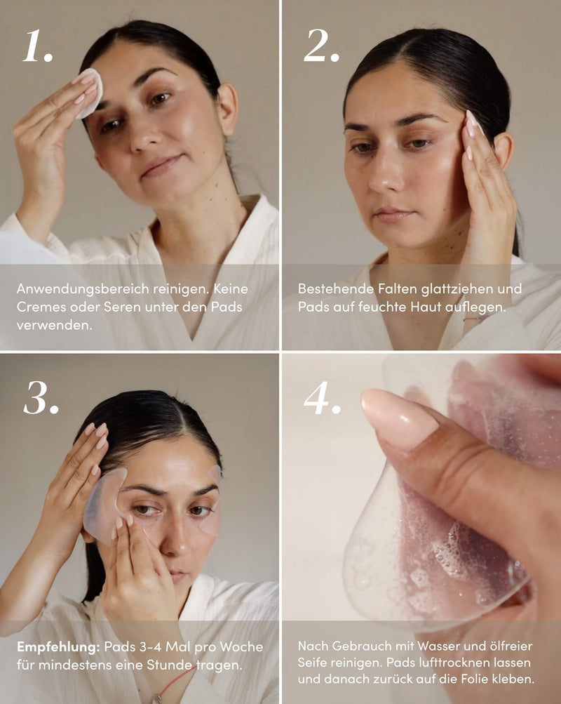 Pads para Contorno de Ojos y Sienes con Ácido Hialurónico