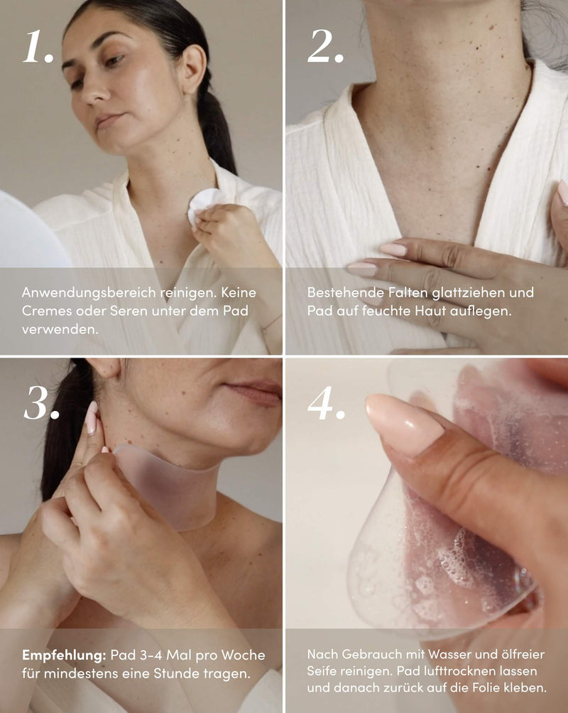 Pads para del cuello con hialurón