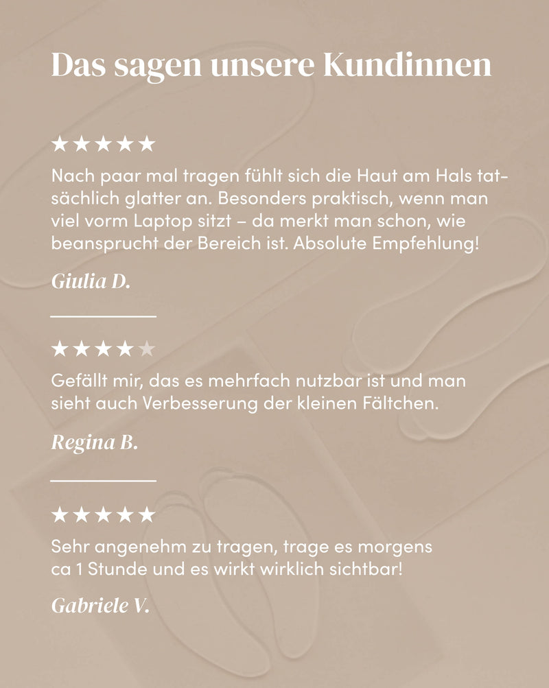 Pads para del cuello con hialurón