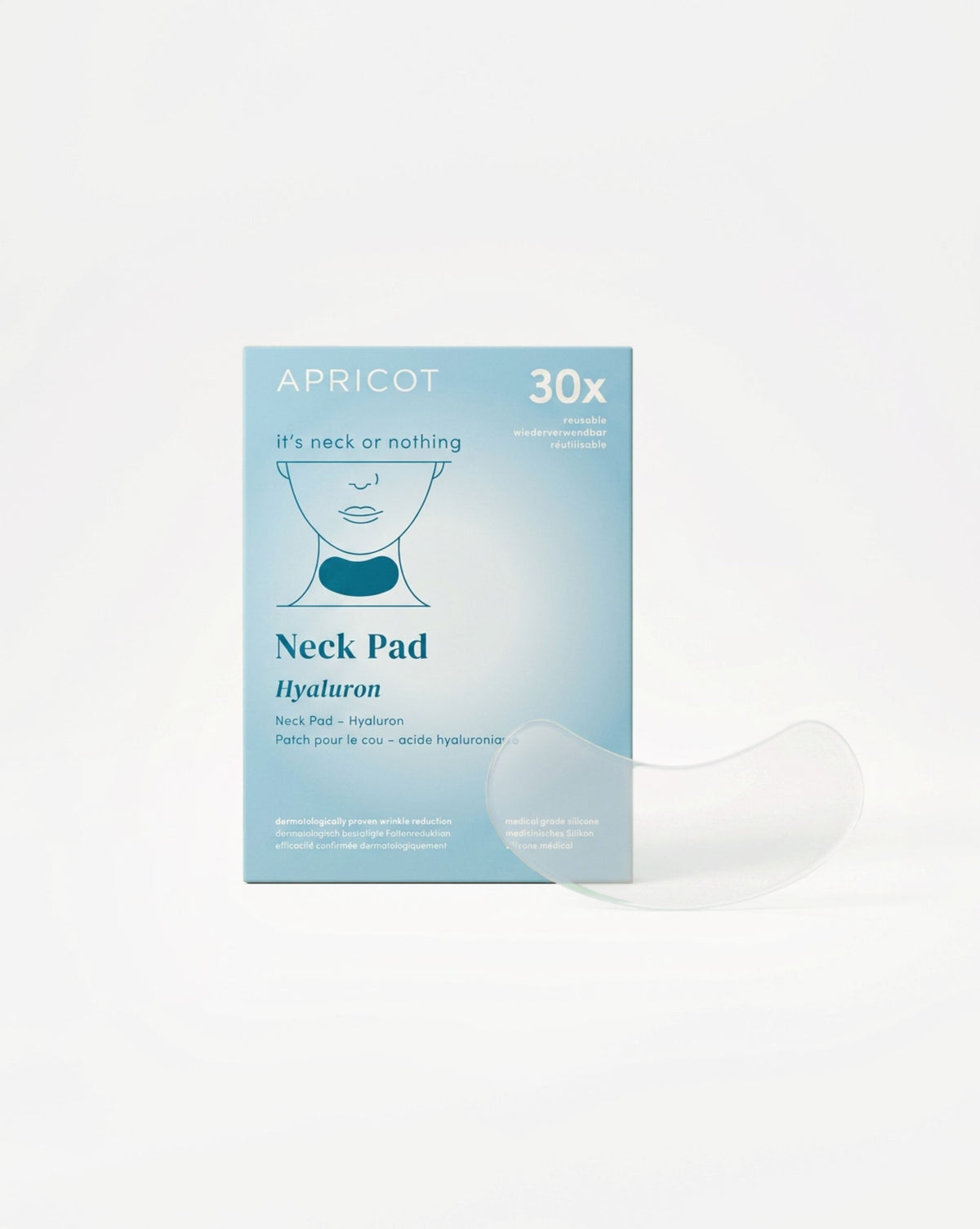 APRICOT Hals Pad mit Hyaluron für die Halspartie