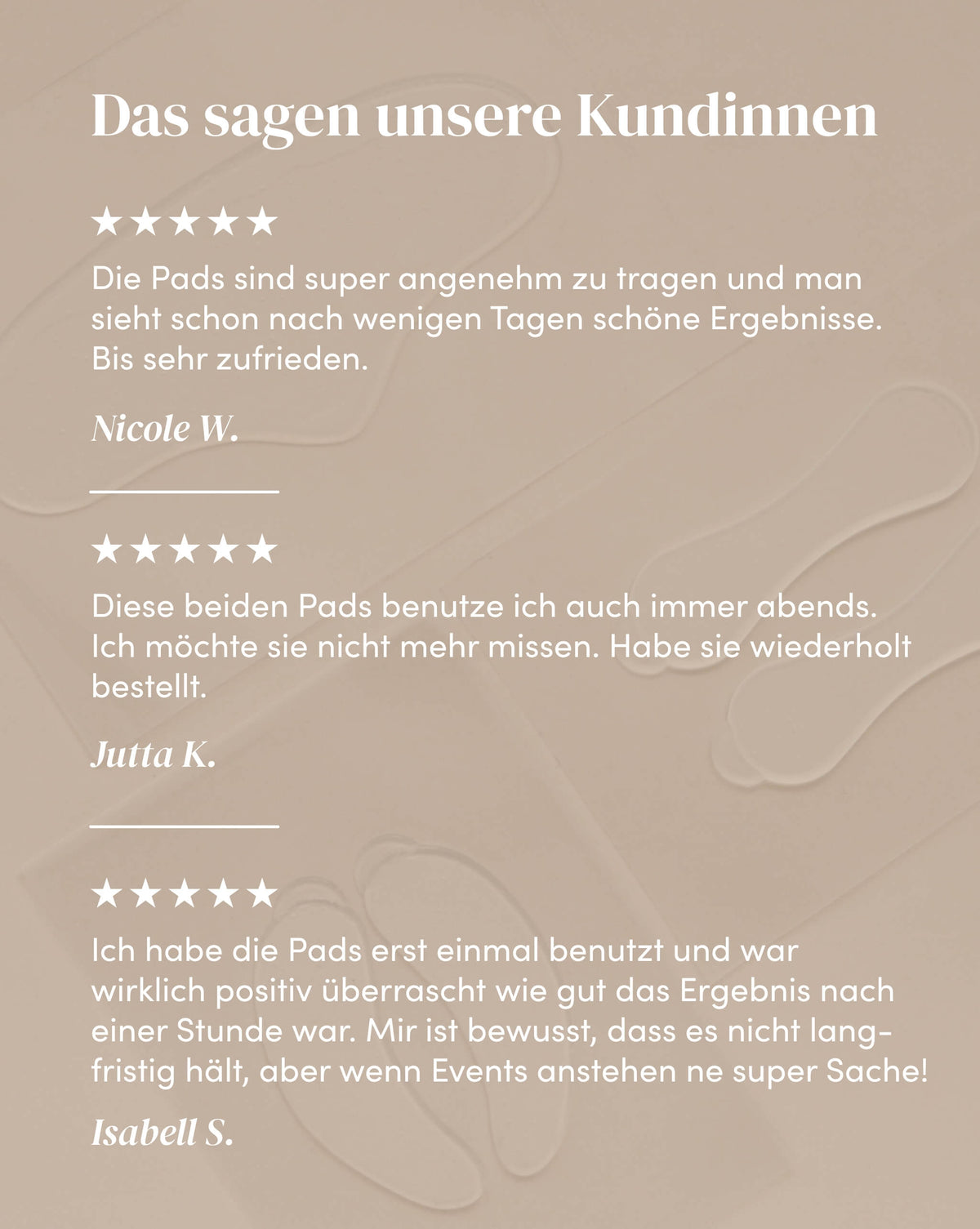 Wirksamkeit von Hyaluron Silikon-Mund Pads anhand von Kundenfeedback