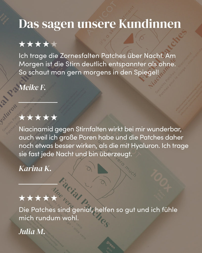 Patches para el Entrecejo con Niacinamida