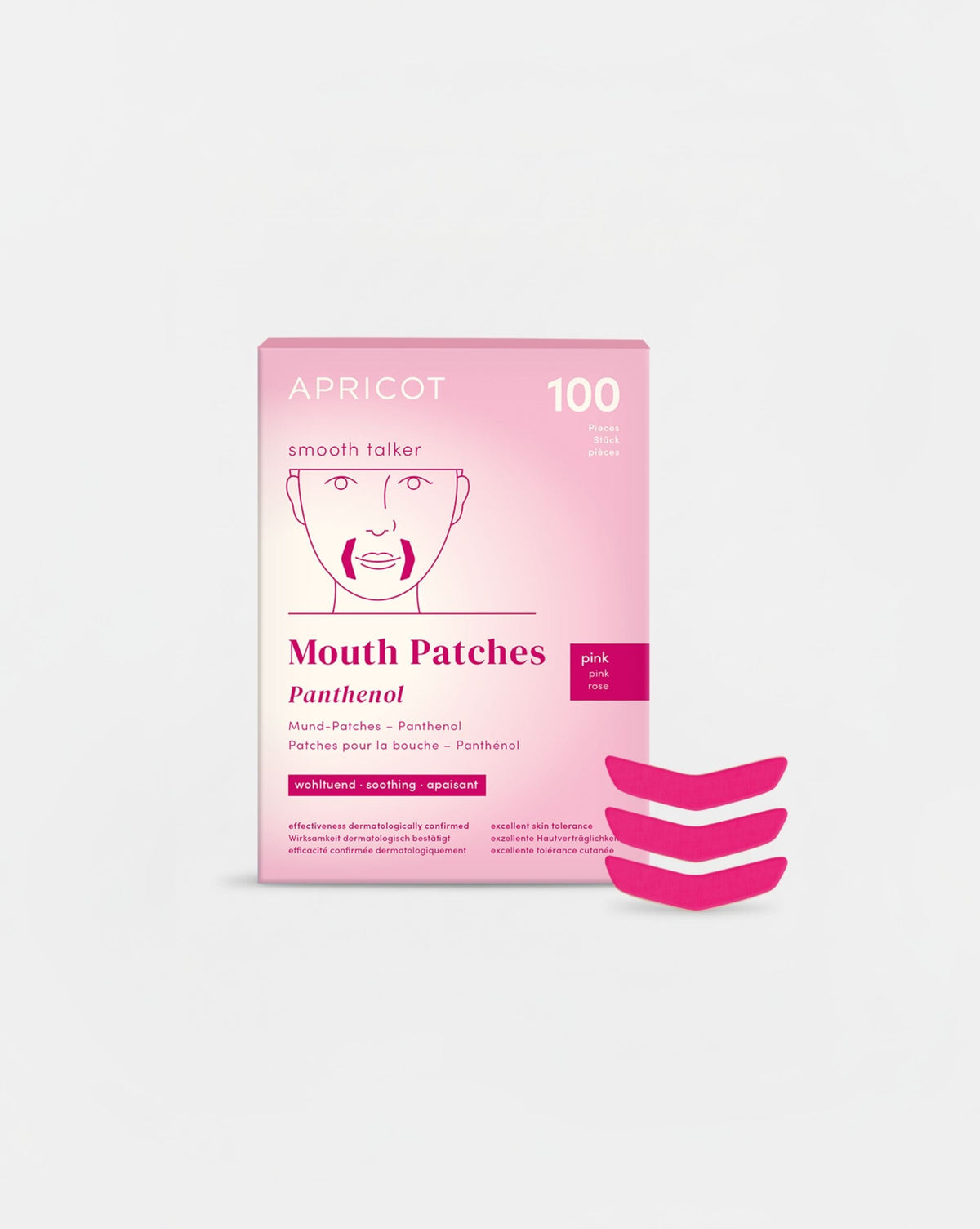 APRICOT Mund Patches mit Panthenol für die Mundpartie