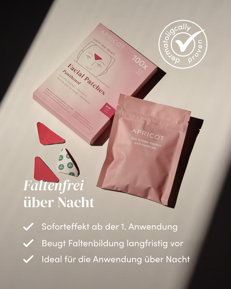 Zornesfalten Patches mit Panthenol