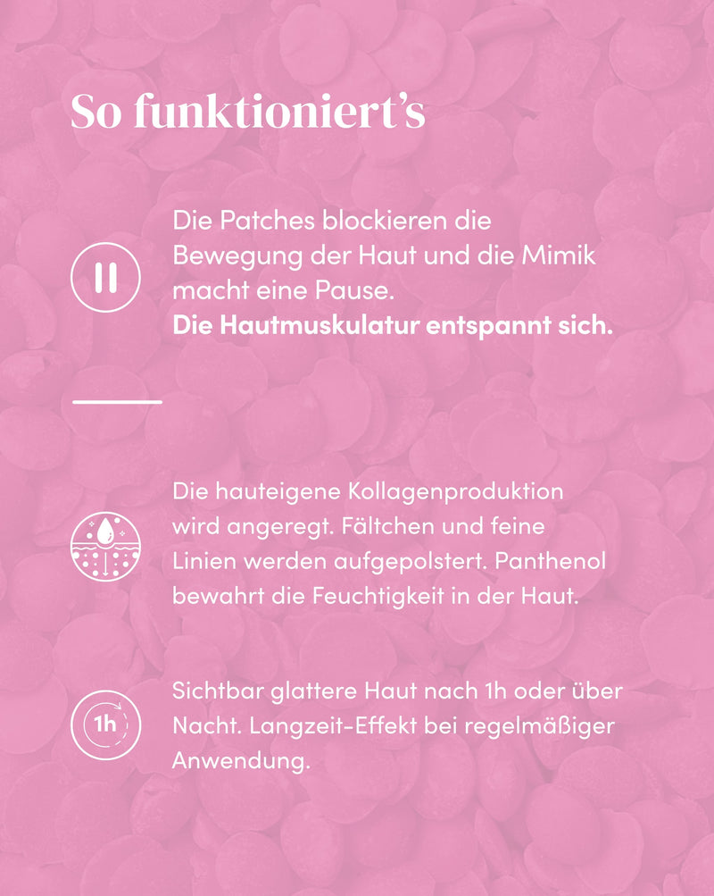 Zornesfalten Patches mit Panthenol