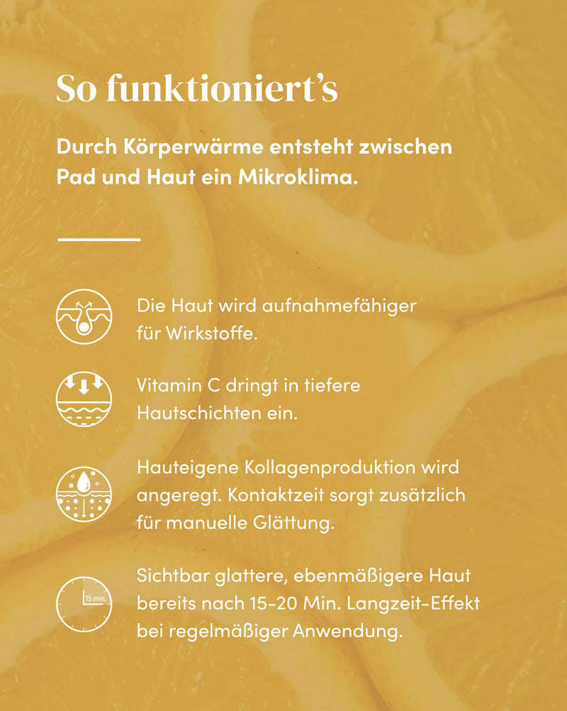 Pads para el Contorno de Ojos con Vitamina C