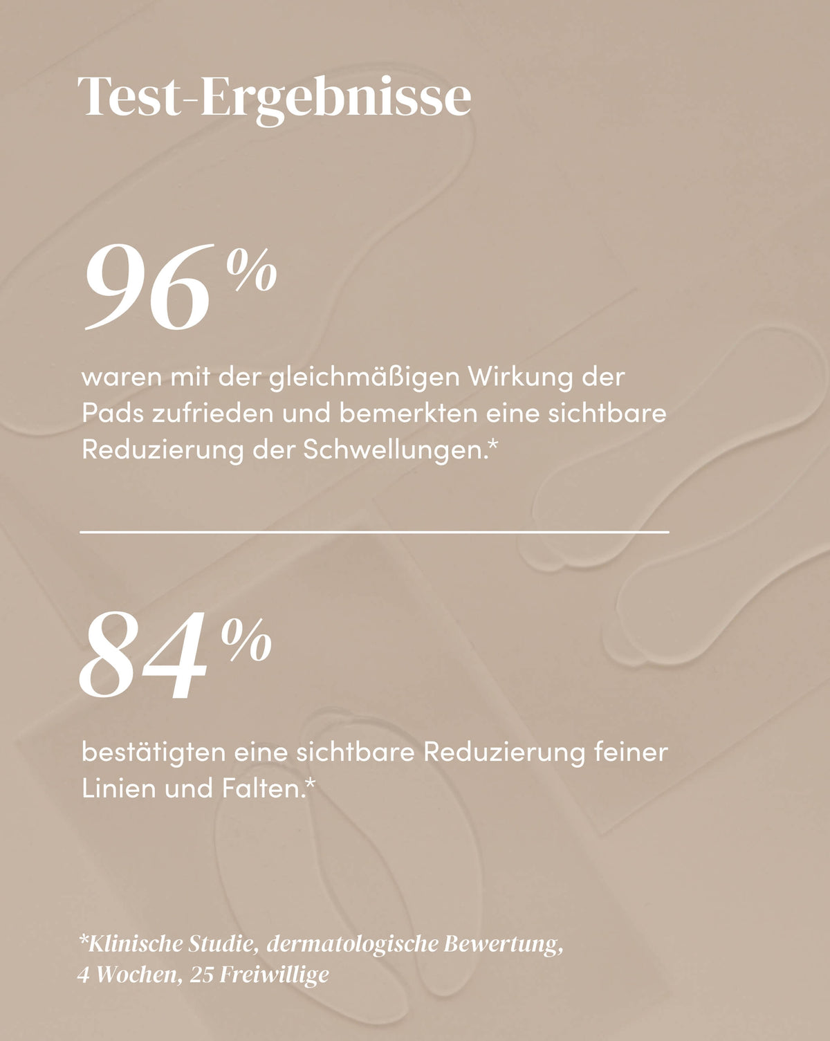Wirksamkeit des Vitamin C Silikon-Stirn Pad anhand von Test-Ergebnissen einer klinischen Studie